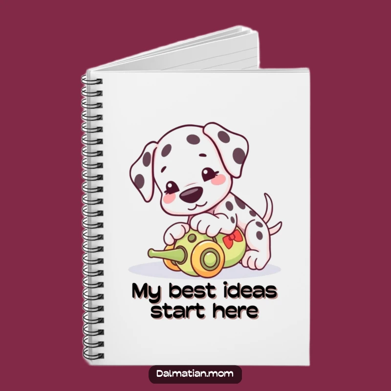 Funny Kawaii Dalmatian Notebook: Playful Notes, Jot Down Laughs Gift